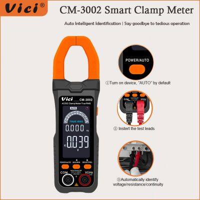 Vicimeter CM-3002 Oversize Color LCD 800A AC DC Smart Auto Clamp Meter photo-3