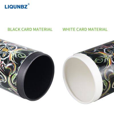 Factory Customized Food Grade Sealed Moisture-proof Coffee Bean Storage Paper Can FSC Degradable Circular Paper Tube Can Wholesale