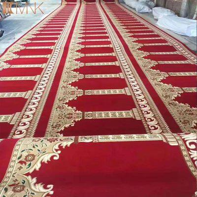 Yamei Lagend red color machine made prayer carpets