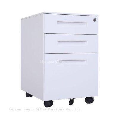 Steel Suspension Filing Cabinet A4/Foolscap for Corporate HR Departments | 4-Drawer Lockable Archival Cupboard | Grey & White