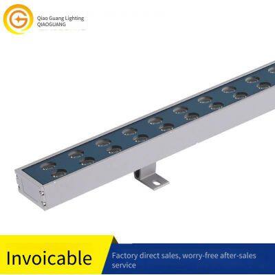 outdoor high-power lighting fixtures for exterior wall lighting, 36w and 48w low-voltage 512 rgb color-changing wall washing lights