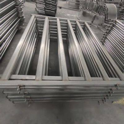 Дешевый оцинкованный порошко-окрашенный воротной панель для скота, круглые панели для скота 16 футов