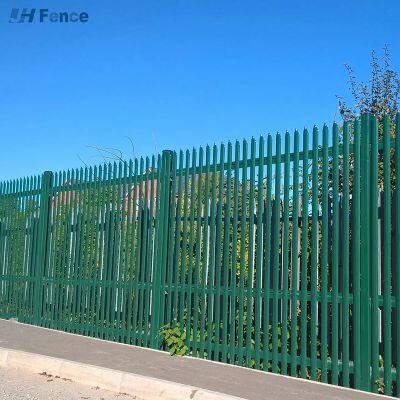 Affordable Heavy-Duty Powder Coated Steel Fence Panels Iron Fence