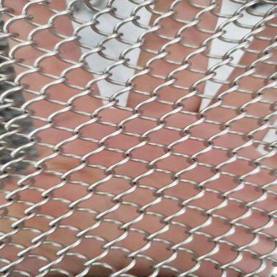 Industrial Building Exterior Walls; Architectural Metal Decorative Mesh; Hotel Wall Metal Mesh Ceiling Partition Curtains photo-4