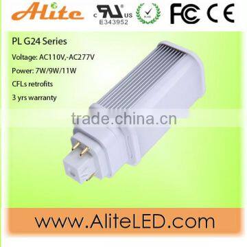 100lm/w led PLc CUL 347V G24