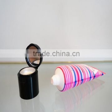 Plastic tube container with mirror New design special for lady