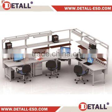 Detall Lab workstation with adjustable height