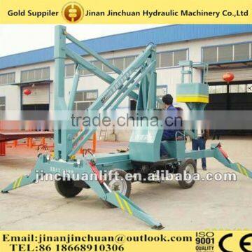 10-15m lifting height Crank arm folding work platform