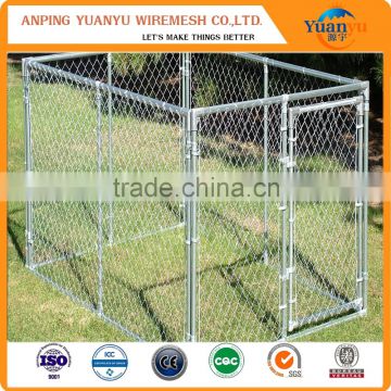 Outdoor middle / large chain link fence dog cage