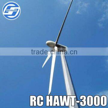 3kw wind turbine generator, micro hydro generator,mini hydro generator for residential use on-grid system