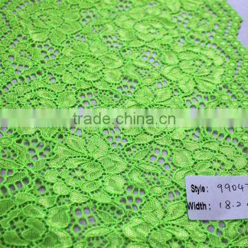 fancy candy green lace fabric