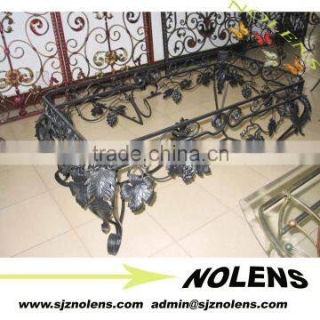 Hot Sale Chinese Wrought Iron Tea Table , Metal Table