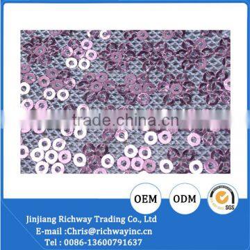 muiti color sequin fabric embroidery fabric