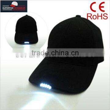 professional manufacture custom LED baseball hats