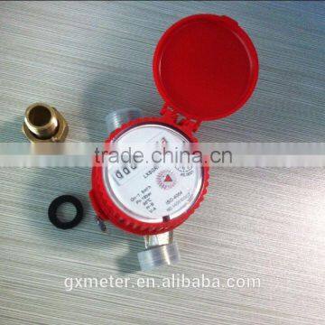 15-25mm single jet plastic material water meter with factory price