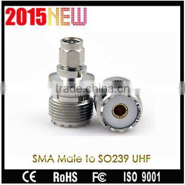 Joytone AC-11 SMA - Male to SO239 Golden Pin UHF Adaptor For Antenna