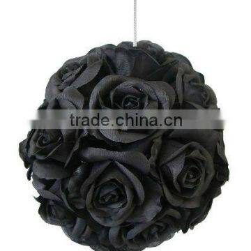 6.5" Artificial Rose Hanging Ball, Decorative Artificial Flower Ball, Hanging Decorative Flower Ball