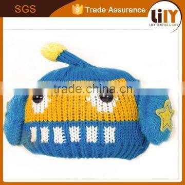 100% acrylic hot selling funny baby hat