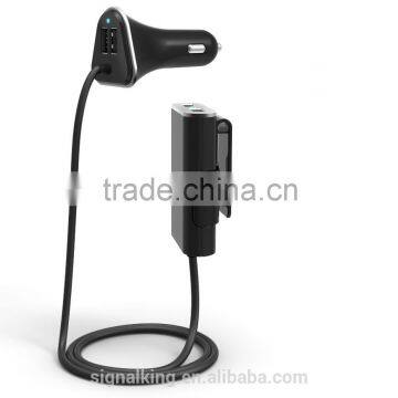 Factory Wholesale Car Charger Dual USB Car Charger 9.6A 4 USB Car Charger with Cable