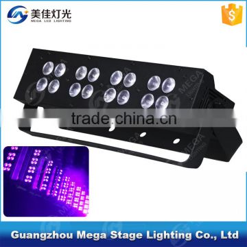 16x3W dmx512 led uv black light