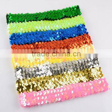 Fashion Kids Sequin Elastic Headband Toddler Headband Baby Glitter Hair Band Wh-1748 photo-4