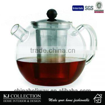 New High Grade Double Wall Glass Tea Pot