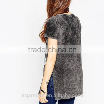 Moon Dust T-shirt Lady Fashion Dress Design Summer 2016 Apparel Supplier photo-2
