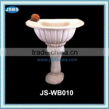 Hand Carved Indoor Decorative White Marble Wash Basin