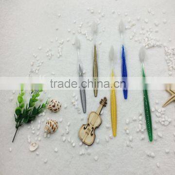 Hotel Disposable Toothbrush OEM Adult Toothbrush Colorful Plastic Toothbrush photo-2