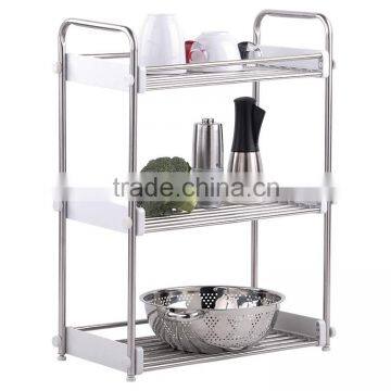 S/S+ABS 42.5*16*58.5 Kitchen tools vegetable storage rack/stainless steel storage rack/tool rack