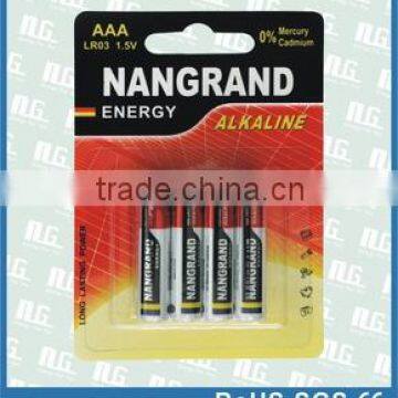 High Performance Aaa Alkaline Battery Lr03 photo-2