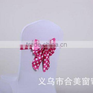wedding decoration custom washable printed ribbon fabric bow print