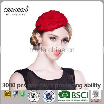 High Quality Wool Wedding Fascinator Hats for Women