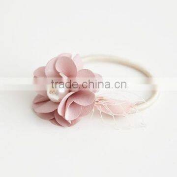 High Quality Women Girl Flower Elastic Hair Band Hair Rope Ring Ponytail Holder Hair Accessories