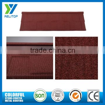 Durable shingle type stone-coated steel roof