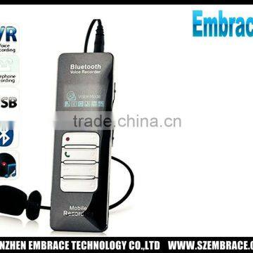 voice recorder with bluetooth mic with Bluetooth handsfree speakerphone