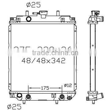 Auto Radiator(suitable For: Max 98-/Mira/Move/Opti AT)