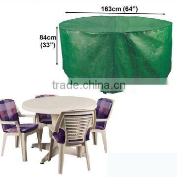 FC-192 waterproof Green large round table cover PE 130g/m2 BSCI