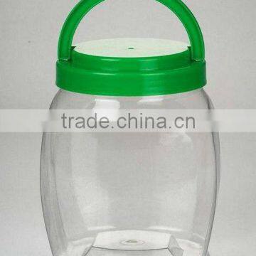 2.5L Food Grade Plastic Food Bottles With Handle Screw Lid photo-1