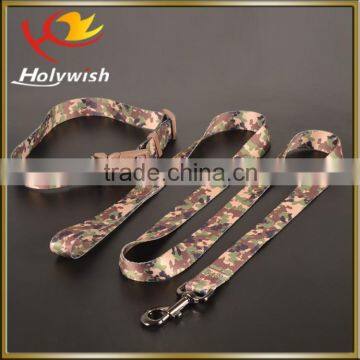 New custom Heat Transfer Collars pet leashes For Dog