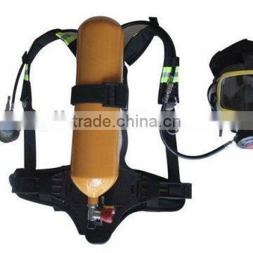 Steel cylinder breathing apparatus