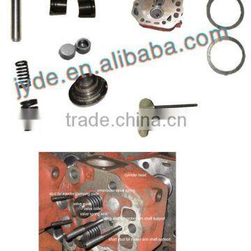 cylinder head assembly for single cylinder diesel engine