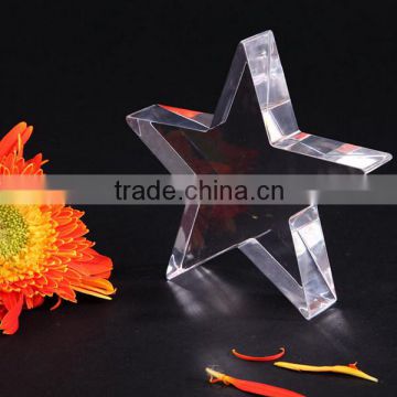 China supplier clear acrylic perspex block/acrylic paper weight stand