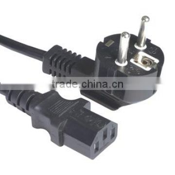 Indonesia schuko plug to IEC C13 power cord with SNI approval 16A 250V