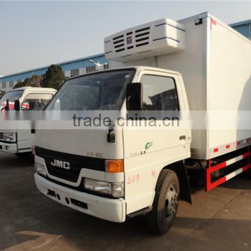 Customized design JMC 4x2 meat hook refrigerator truck