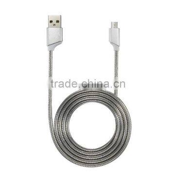 2016 Hot Selling High Quality Aluminum Braided Wire Cable for Iphone 6 6 Plus 6s 6s Plus s7 s7 Edge photo-2