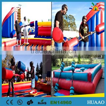 inflatable eliminator game wipeout game inflatable sports arena