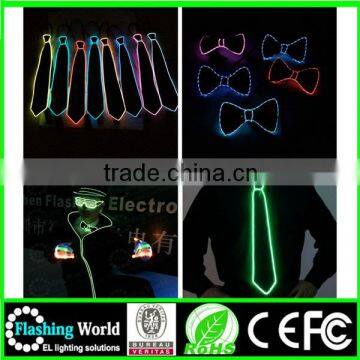 selling well all over the world bright in colour led event party bow tie