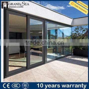 Residential interior aluminium balcony door for heat and sound insulation