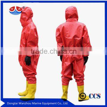 Solas approved Chemical resistant suits for fireman safety working